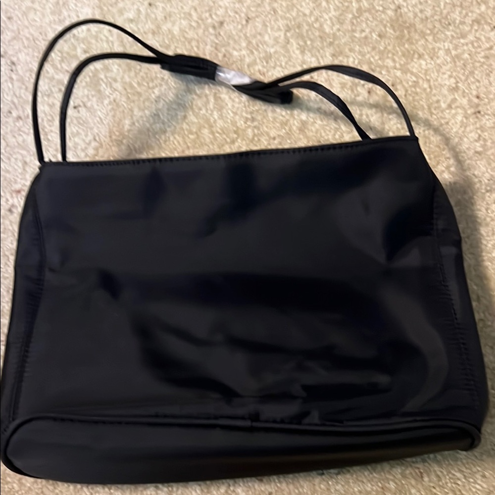 Black Satin Evening Bag